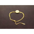 Delicate Jewelry Charm Fastener Womens Gold Bracelets